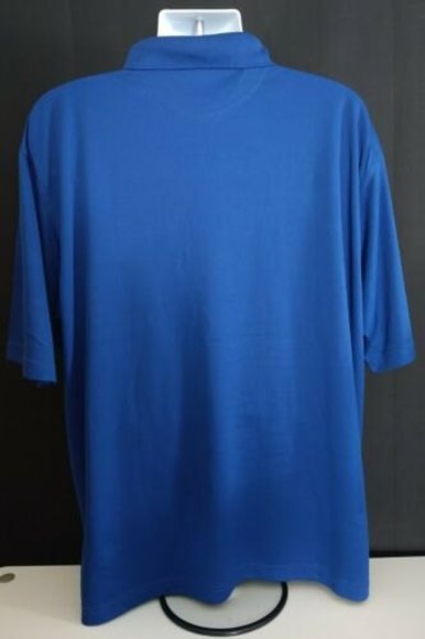 Men's NFL New York Giants Short Sleeve Blue Polo Shirt XL - Picture 2 of 3
